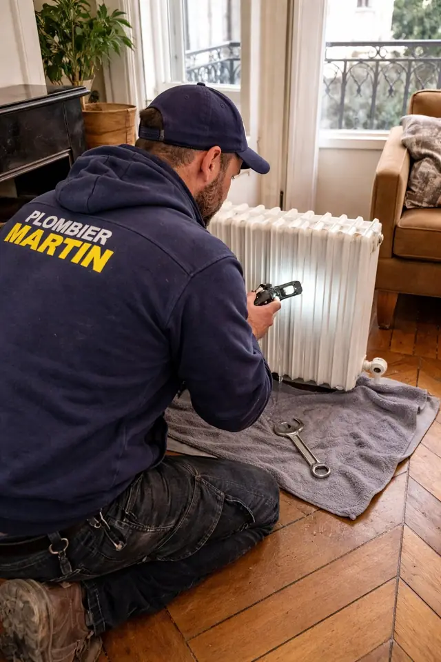 Réparation de chauffage et radiateur par Plombier Martin à Paris 8